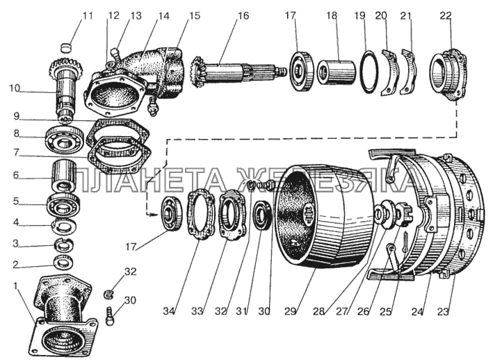 Шкив приводной МТЗ-922